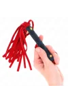 Rote Wildleder Mini-Peitsche 30 cm von Kink Impact & Touch