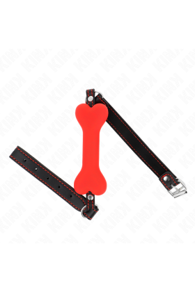 Roter Knochen 12 cm Gag 63 X 2 cm von Kink Collar & Gag kaufen | Fesselliebe