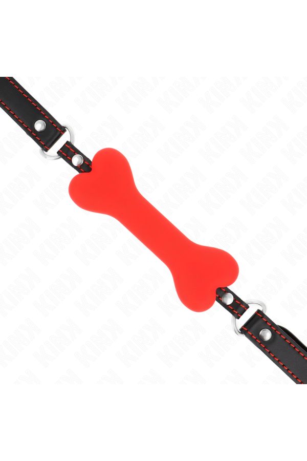 Roter Knochen 12 cm Gag 63 X 2 cm von Kink Collar & Gag kaufen | Fesselliebe