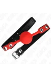 Roter Silikonball 4 cm Knebel 60 X 2 cm von Kink Collar & Gag