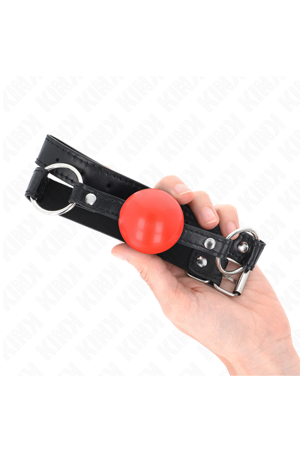 Roter Tpe-Ball 4 cm Knebel 60 X 2 cm von Kink Collar & Gag kaufen | Fesselliebe