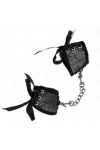 Scandal Handgelenksfesseln Schwarze Spitzendetails 24,5 cm X 6,5 cm von Kink Wrist Restraint