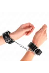 Scharnierähnliche Dünne Handgelenkfesseln Schwarz verstellbar 16-22 cm X 3,5 cm von Kink Wrist Restraint