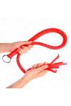 Schlangenpeitsche mit Rotem Handring 65 cm von Kink Impact & Touch