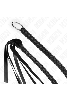 Schlangenpeitsche mit Schwarzem Handring 65 cm von Kink Impact & Touch kaufen | Fesselliebe