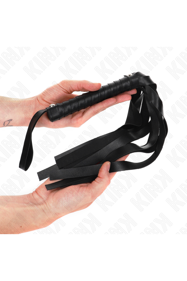 Schwarze Breitschwanzpeitsche 48,5 cm von Kink Impact & Touch kaufen | Fesselliebe