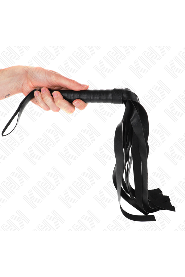 Schwarze Breitschwanzpeitsche 48,5 cm von Kink Impact & Touch kaufen | Fesselliebe