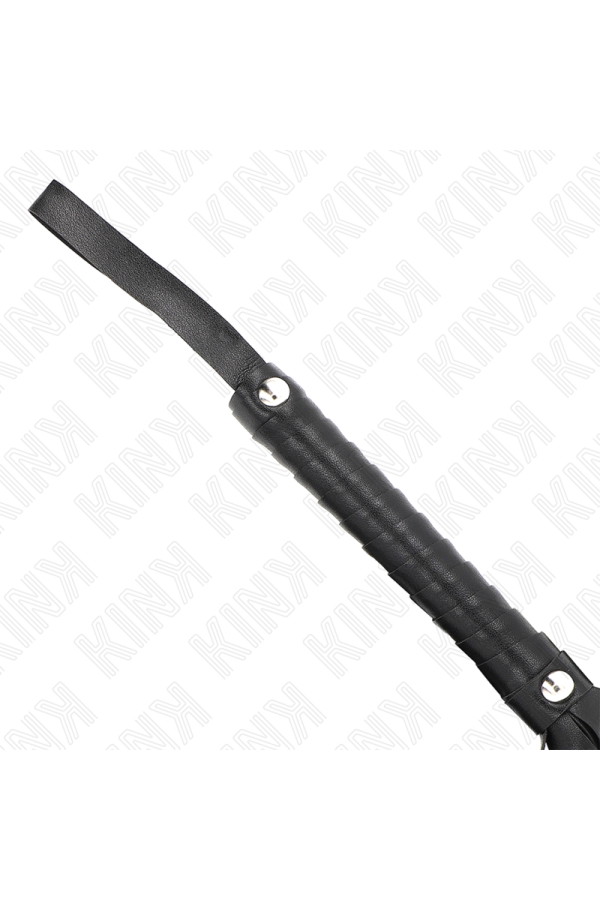 Schwarze Breitschwanzpeitsche 48,5 cm von Kink Impact & Touch kaufen | Fesselliebe
