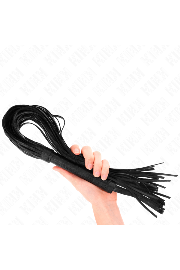Schwarze Weich-Pvc-Peitsche 70 cm von Kink Impact & Touch kaufen | Fesselliebe