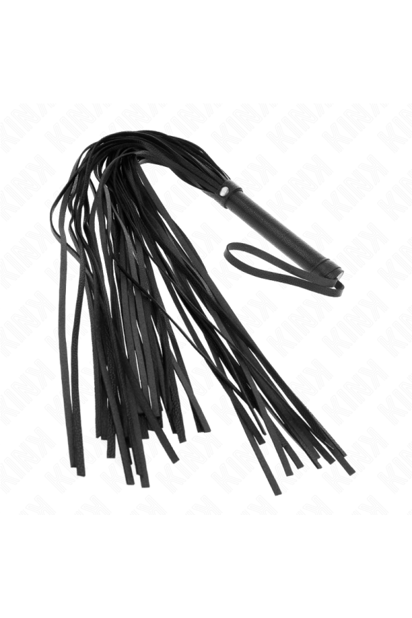 Schwarze Weich-Pvc-Peitsche 70 cm von Kink Impact & Touch kaufen | Fesselliebe