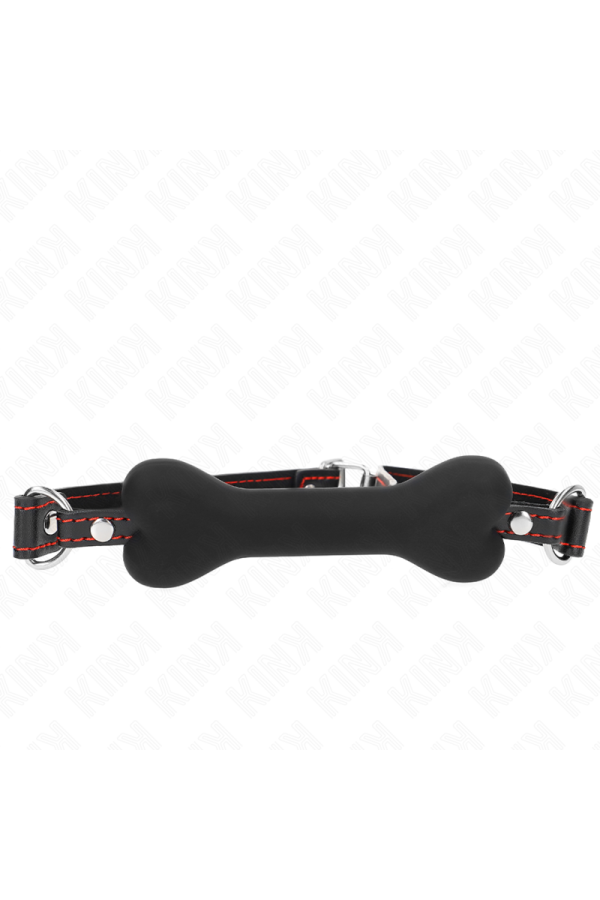 Schwarzer Knochen 12 cm Gag 63 X 2 cm von Kink Collar & Gag kaufen | Fesselliebe