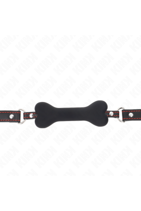 Schwarzer Knochen 12 cm Gag 63 X 2 cm von Kink Collar & Gag kaufen | Fesselliebe