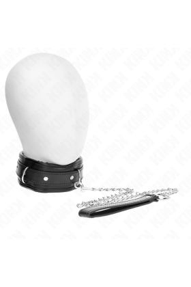 Schwere Halskette mit Gürtel 65 cm Modell 1 Verstellbar 36,5-50 cm von Kink Collar & Gag kaufen | Fesselliebe