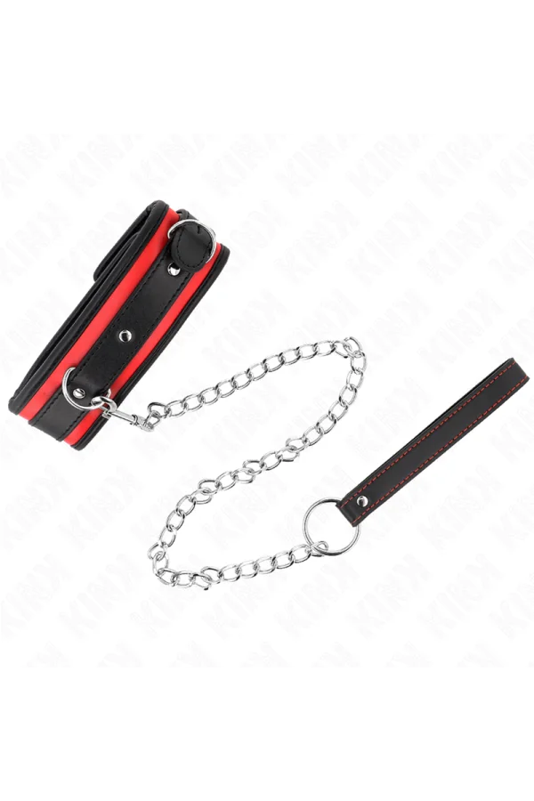 Schwere Halskette mit Gürtel 65 cm Modell 2 verstellbar 36,5-50 cm von Kink Collar & Gag