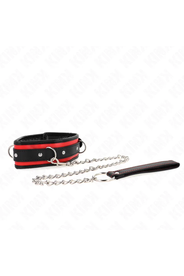 Schwere Halskette mit Gürtel 65 cm Modell 2 verstellbar 36,5-50 cm von Kink Collar & Gag