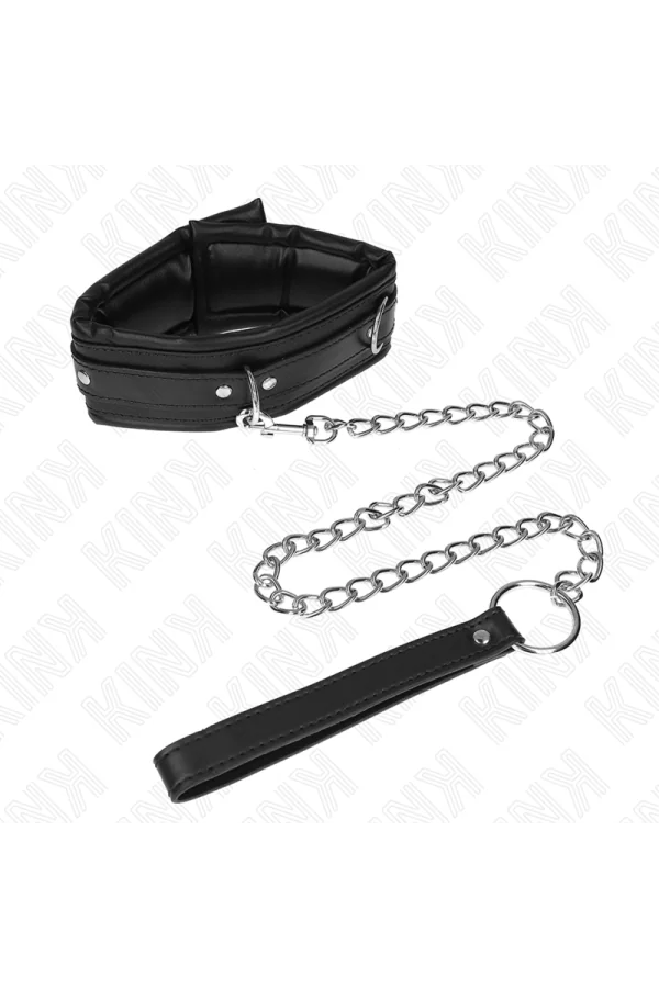 Schwere Halskette mit Gürtel 65 cm Modell 4 verstellbar 36,5-50 cm von Kink Collar & Gag