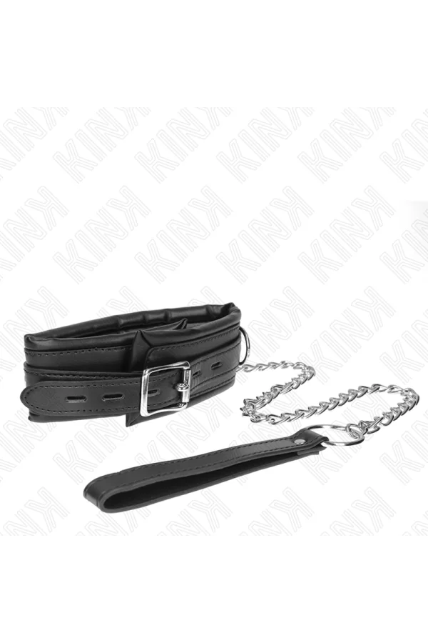 Schwere Halskette mit Gürtel 65 cm Modell 4 verstellbar 36,5-50 cm von Kink Collar & Gag