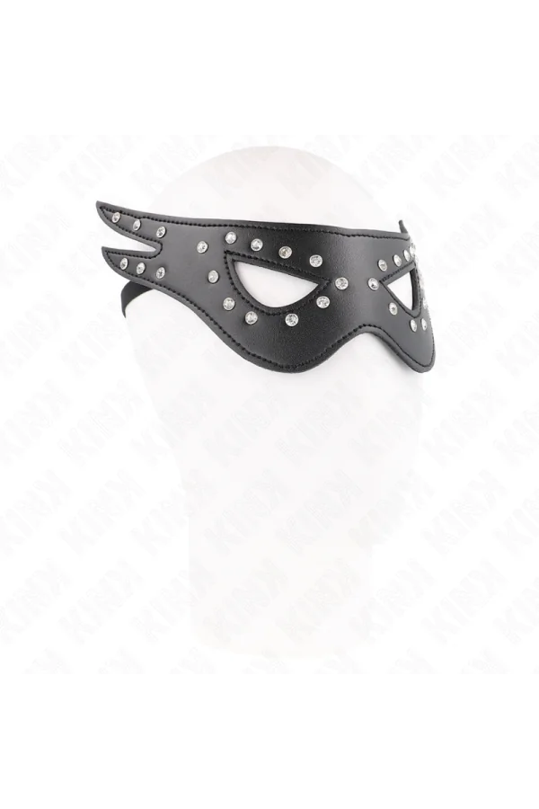 Sexy Kunstledermaske Modell 2 27 X 13 cm von Kink Masked Allure