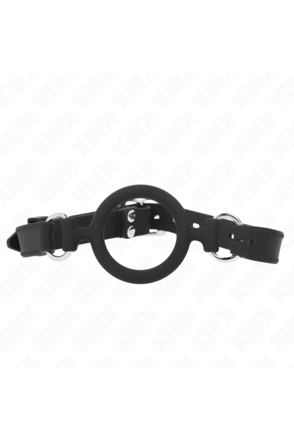 Silikon O-Ring 5 cm Knebel 56 cm von Kink Collar & Gag