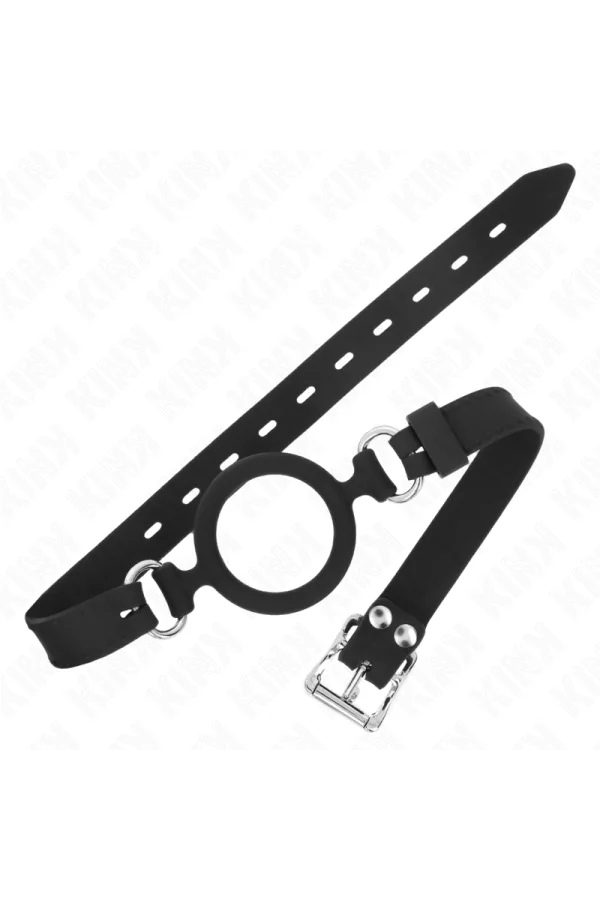 Silikon O-Ring 5 cm Knebel 56 cm von Kink Collar & Gag