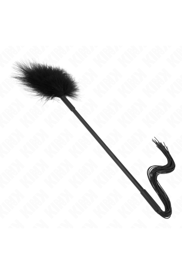 Silikonpeitsche mit Federn Zum Kitzeln 47 cm von Kink Impact & Touch kaufen | Fesselliebe