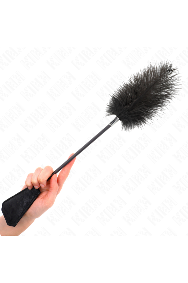 Straussenfedern Zum Kitzeln mit Spitzenpalette 56 cm von Kink Impact & Touch kaufen | Fesselliebe