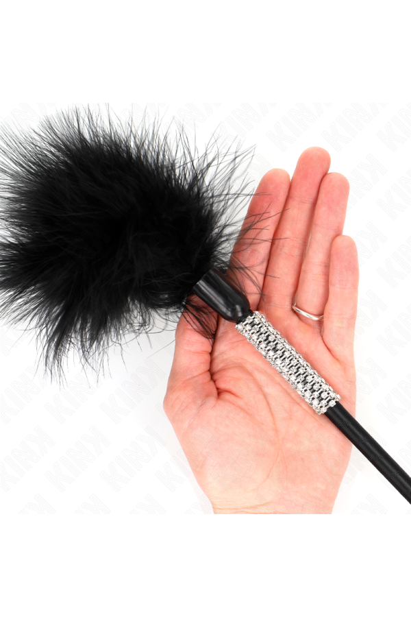 Tickle Federn mit Strass-Griff 50 cm von Kink Impact & Touch kaufen | Fesselliebe