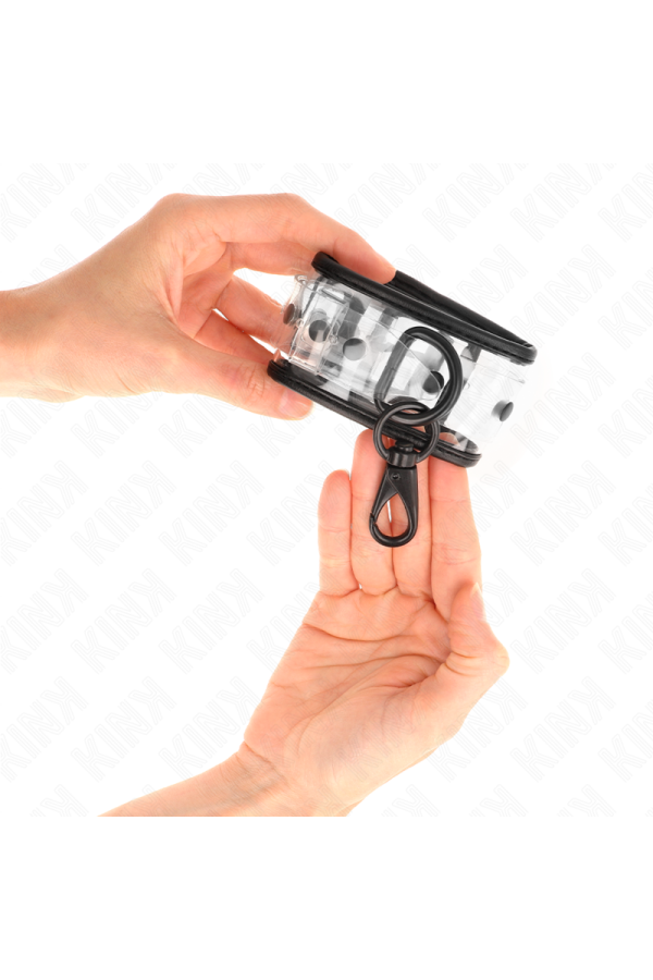 Transparent Handgelenkmanschetten Verstellbar 18-30 cm X 5,5 cm von Kink Wrist Restraint kaufen | Fesselliebe