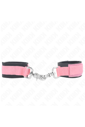 Verstellbare Neopren-Handhandfesseln Rosa Verstellbar 22-34 cm von Kink Wrist Restraint kaufen | Fesselliebe