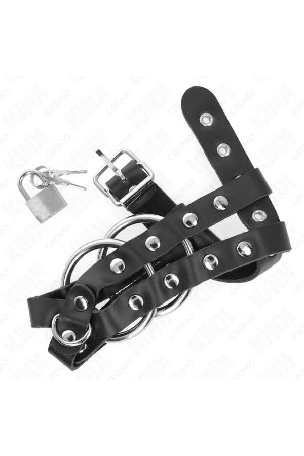 Verstellbarer Peniskäfig mit Schloss von Kink Ring Power kaufen | Fesselliebe