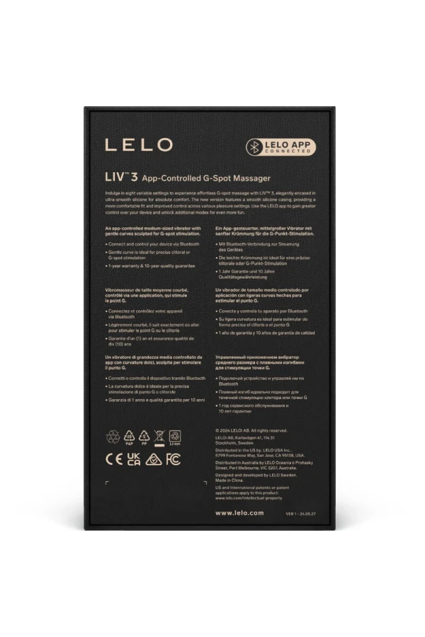 Liv™ 3 G-Spot-Stimulator Rosa von Lelo