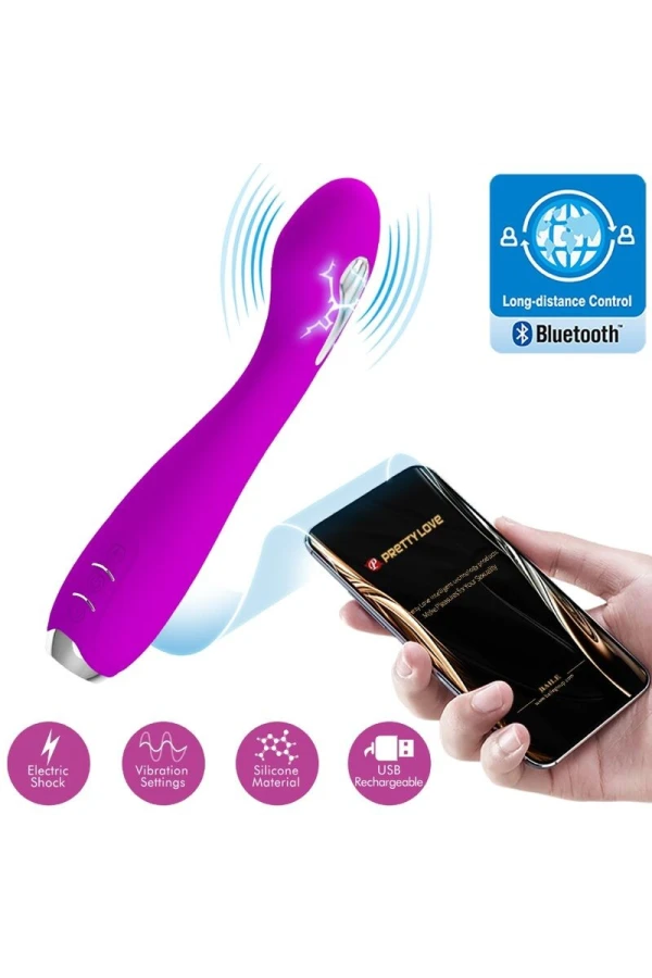 Wellen des Vergnügens Vibrator 21.5 cm Anfänger von Baile Vibrators