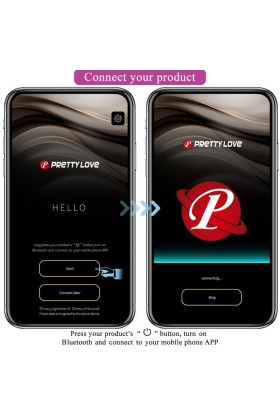 Hector Elektroschock-Vibrator mit kostenloser App Violett von Pretty Love Flirtation kaufen | Fesselliebe