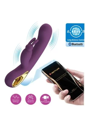 Liam Rabbit Vibrator und G-Punkt-Stimulator Lila von Pretty Love Flirtation