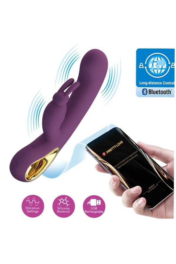 Liam Kaninchen Vibrator und G-Punkt-Stimulator Lila von Pretty Love Flirtation kaufen | Fesselliebe