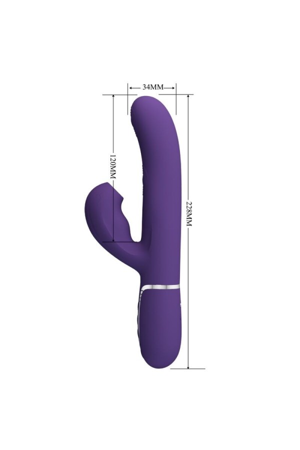 Perlita G-Spot Vibrator 3 in 1 Multifunktions-Lila von Pretty Love Flirtation kaufen | Fesselliebe