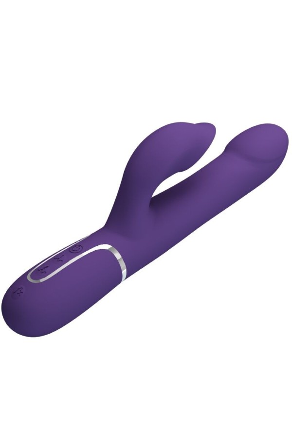 Zalin Rabbit Vibrator Perlen 4 in 1 Lila von Pretty Love Flirtation kaufen | Fesselliebe