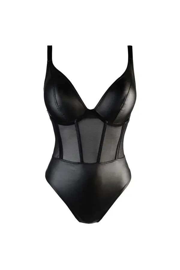 ♥ Body schwarz V-10590 von Axami ♥