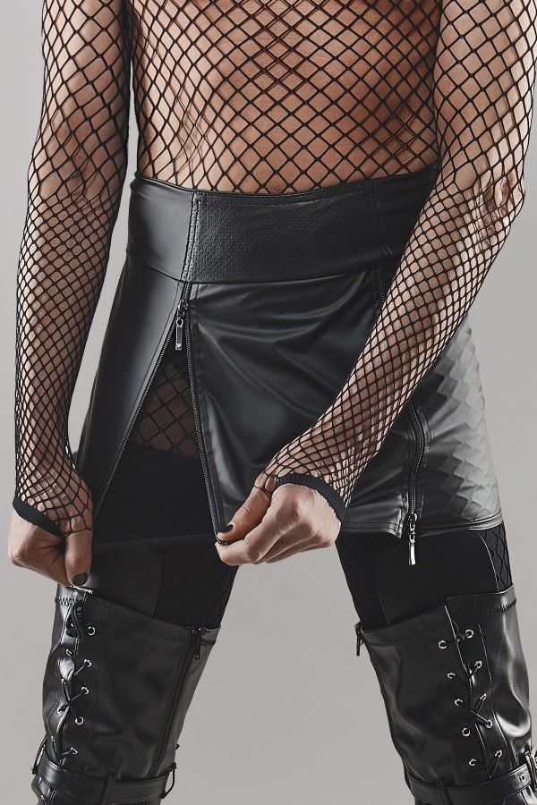 kurzer Rock BOJorge001 schwarz kaufen | Fesselliebe