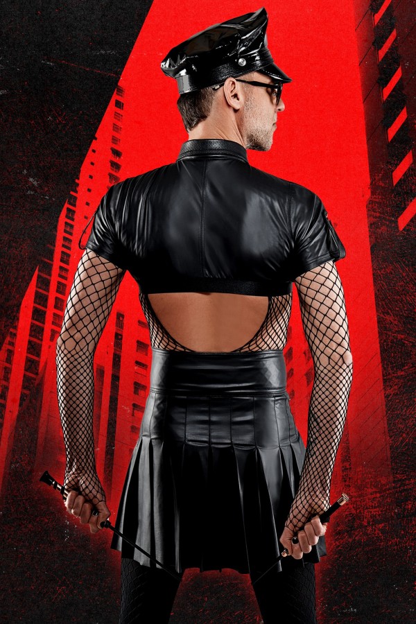 halblanger Rock BOJavier001 schwarz kaufen | Fesselliebe