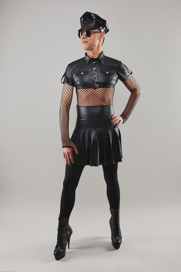 halblanger Rock BOJavier001 schwarz kaufen | Fesselliebe