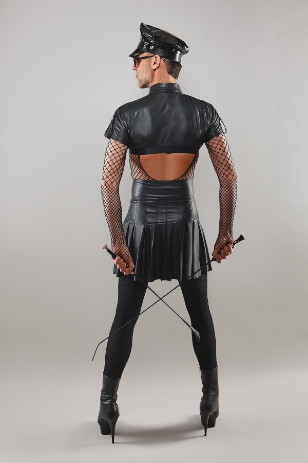 halblanger Rock BOJavier001 schwarz kaufen | Fesselliebe