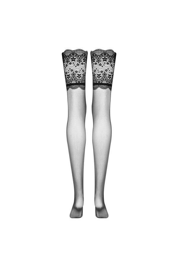 Obsidian Straps-Strümpfe schwarz 20DEN von Beauty Night Fashion kaufen | Fesselliebe