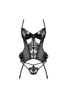 Rafaella Corset schwarz von Beauty Night Fashion kaufen | Fesselliebe