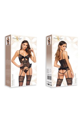 Rafaella Corset schwarz von Beauty Night Fashion kaufen | Fesselliebe