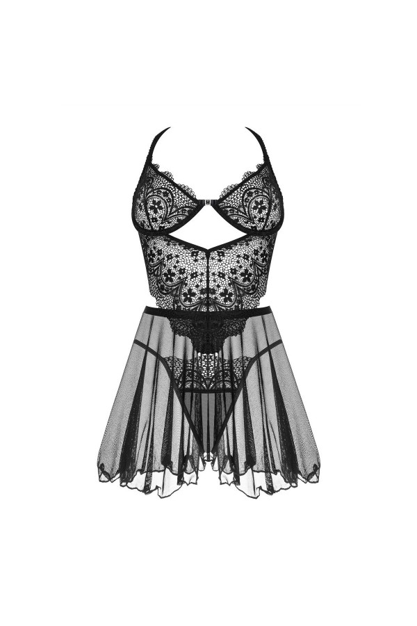 Dark Mirage Chemise & String schwarz von Beauty Night Fashion kaufen | Fesselliebe