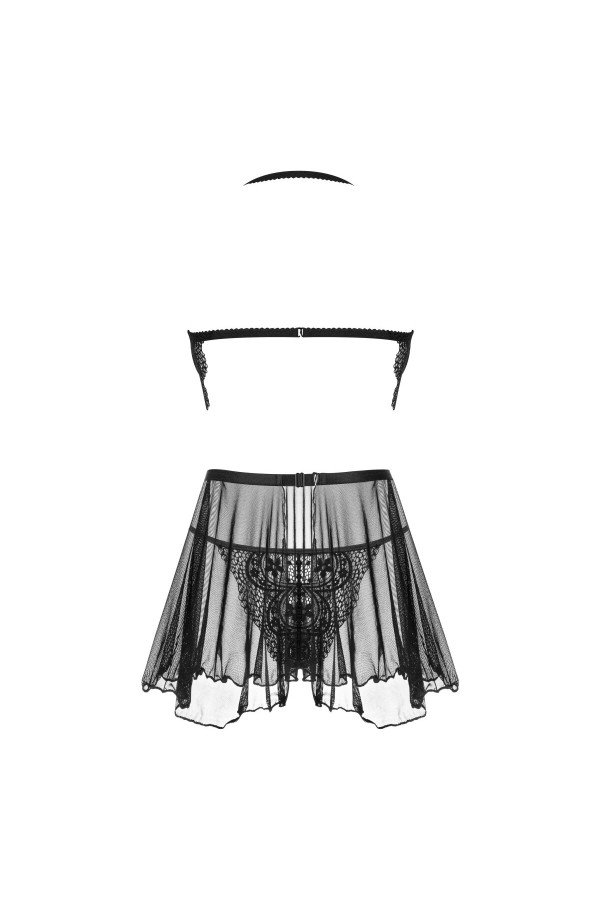 Dark Mirage Chemise & String schwarz von Beauty Night Fashion kaufen | Fesselliebe