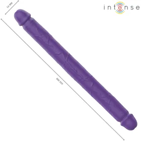 Gunter Dildo Doppelvibrator 40 cm Lila Fernbedienung von Intense Fun