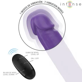 Gunter Dildo Doppelvibrator 40 cm Lila Fernbedienung von Intense Fun