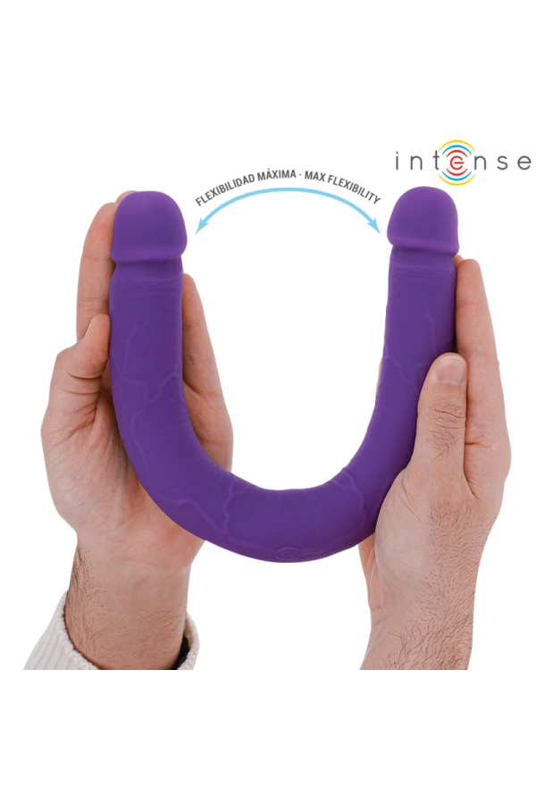 Gunter Dildo Doppelvibrator 40 cm Lila Fernbedienung von Intense Fun